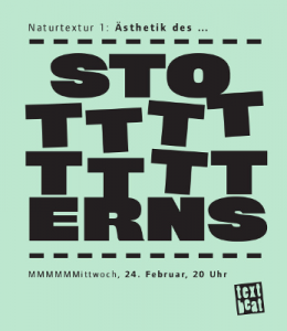 Read more about the article Ästhetik des Stotterns – Ein Abend mit Kathrin Röggla