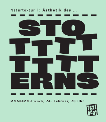 You are currently viewing Ästhetik des Stotterns – Ein Abend mit Kathrin Röggla