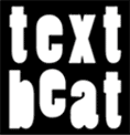 Animiertes Logo Text&Beat mit Farbwechsel